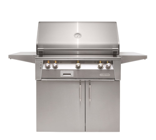 Alfresco Grills 36" Sear Zone Gas Grill on Cart | Three 18-SR stainless steel high performance Accufire main burners