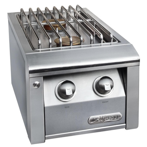 Alfresco Grills 14" Built- In Double Gas Side Burner | Stainless Steel Side Burner