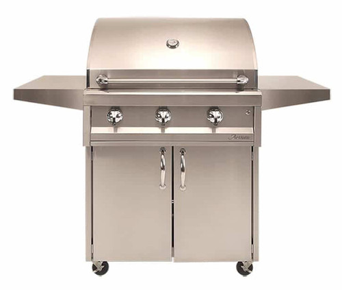 Artisan 32" American Eagle Series Freestanding Gas Grill | Three 304 Series stainless steel main U-burners
