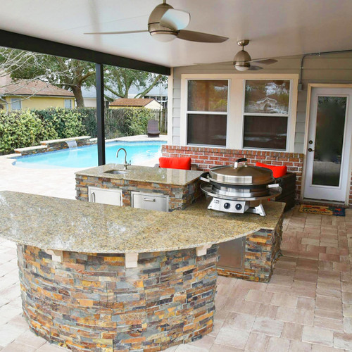 Evo 30" Professional Tabletop Gas Cooktop with Seasoned Cooksurface | Quick release removable cook surface and drip pan Evo 30" Professional Tabletop Gas Cooktop with Seasoned Cooksurface | Quick release removable cook surface and drip pan