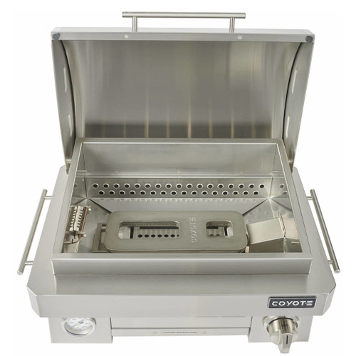 Coyote Outdoor Living Portable Gas Grill | One Infinity Burner – capable of up to 20,000 BTU’s