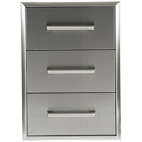 Coyote Outdoor Living Three Drawer Cabinet- View 2