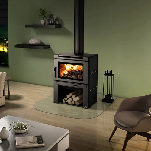 Osburn Matrix Wood Stove with Blower | You can now personalize your device with the steel or soapstone top and side panel options from a local Quebec City mine, reminding us of the richness of our natural resources. 