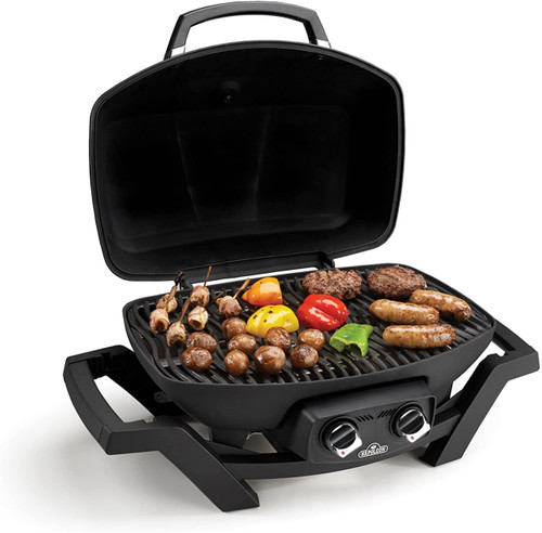 Napoleon TravelQ Gas Grill | Tabletop Open Lid Napoleon TravelQ Gas Grill | Tabletop Open Lid