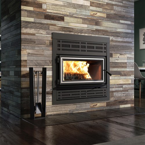 Valcourt Lafayette II Square Wood Burning Fireplace | Single Door Wood Fireplace Valcourt Lafayette II Square Wood Burning Fireplace | Single Door Wood Fireplace