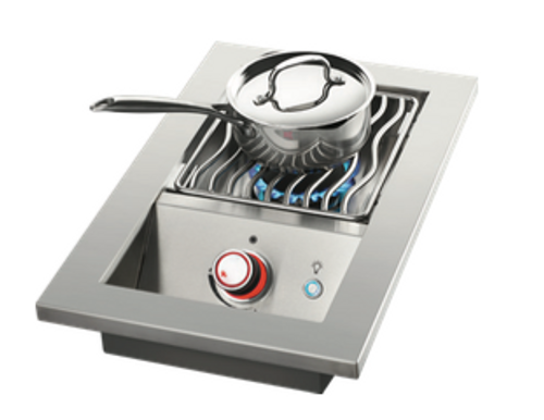 Napoleon Grills Built-In 700 Series 10" Single Range Top Burner - Grilling View