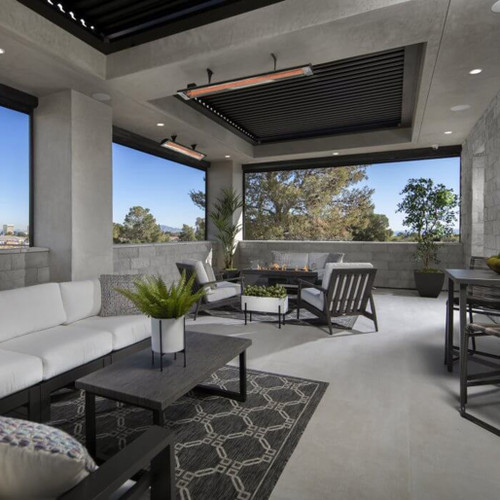 Infratech C Series 39" 2000 Watt Outdoor Electric Heater - Single Element | Mounting Height: 7' to 9' Infratech C Series 39" 2000 Watt Outdoor Electric Heater - Single Element | Mounting Height: 7' to 9'