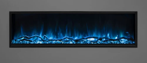 Modern Flames 68" Landscape Pro Slim Built In Electric Fireplace - Hidden Manual Controls