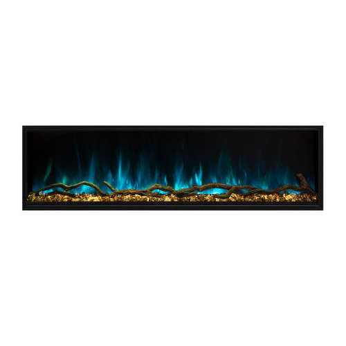 Modern Flames 80" Landscape Pro Slim Built In Electric Fireplace | Full Flame Viewing Area Modern Flames 80" Landscape Pro Slim Built In Electric Fireplace | Full Flame Viewing Area