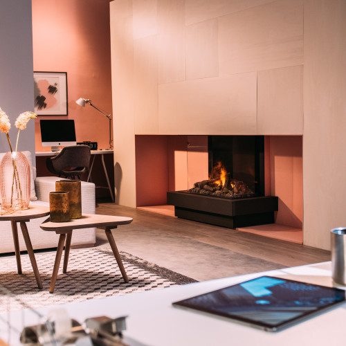 Dimplex Optimyst e-Matrix 39-Inch Bay View Water Vapor Fireplace | Bay View Electric Fireplace
