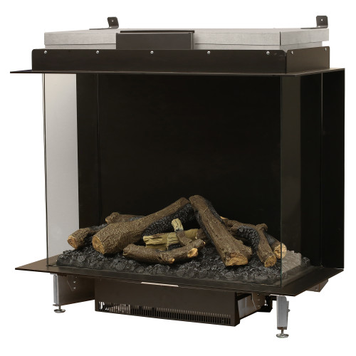 Dimplex Optimyst e-Matrix 39-Inch Bay View Water Vapor Fireplace | Traditional Electric Fireplace