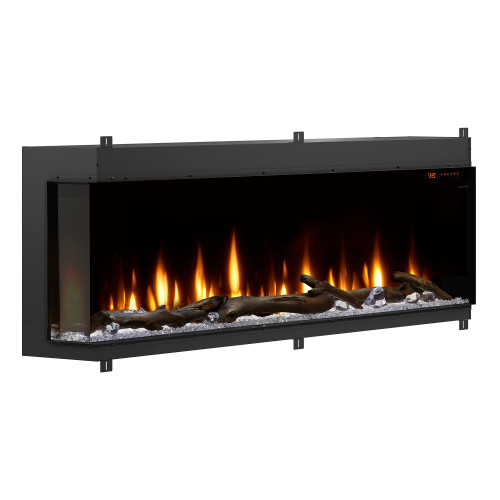 Dimplex IgniteXL Bold 74-Inch Linear Electric Fireplace | Rated for outdoor use, extending ambience beyond the home into covered exterior spaces.