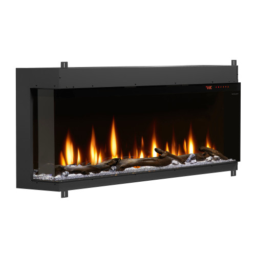 Dimplex IgniteXL Bold 60-Inch Linear Electric Fireplace | As the flames do not emit heat, the front glass remains cool to touch, ensuring safety for children and pets