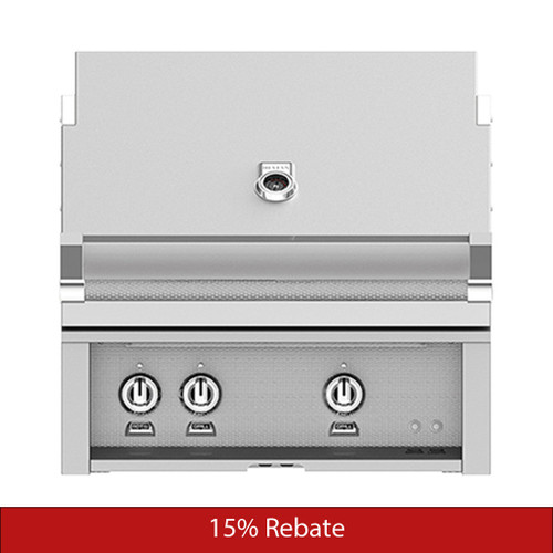 Hestan 30" Built-In Gas Grill with Rotisserie Burner | Promo Ends September 30th.