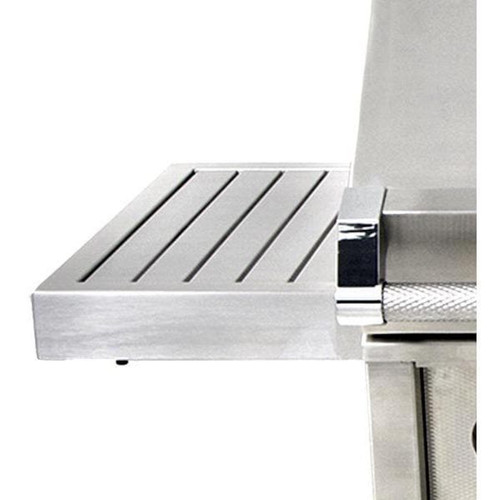 Hestan 30" Gas Grill with Tower Cart - GCD Series | Side shelves provide stainless steel work surface for food prep. Hestan 30" Gas Grill with Tower Cart - GCD Series | Side shelves provide stainless steel work surface for food prep.