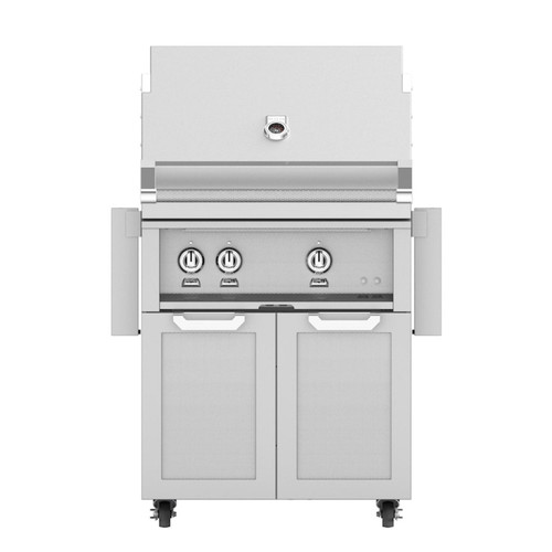 Hestan 30" Gas Grill with Tower Cart - GCD Series | Freestanding Stainless Steel Gas Grill