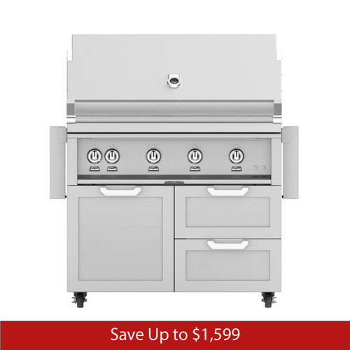 Hestan 42" Gas Grill with Tower Cart - GCD Series | Promo Ends December 31st!