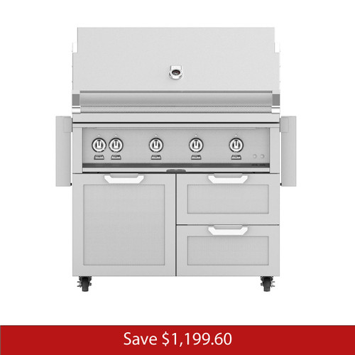 Hestan 42" Gas Grill with Tower Cart - GCD Series | Promo Ends December 31st.