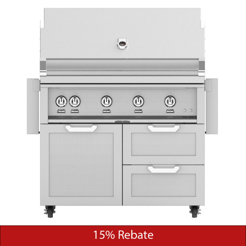 Hestan 42" Gas Grill with Tower Cart - GCD Series | Promo Ends September 30th.