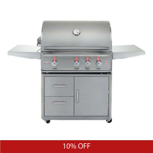 Blaze 34" Professional Freestanding Gas Grill with Rear Infrared Burner | Promo Ends July 13th.
