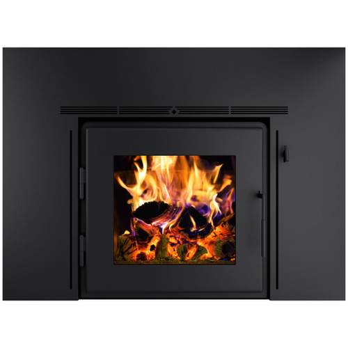 MF Fire Nova Wood Burning Insert | Massive glass for viewing the fire