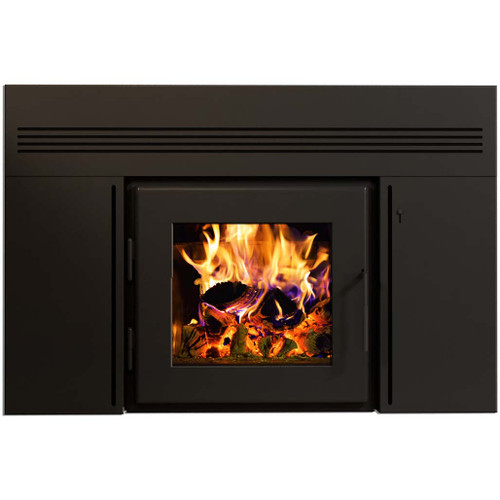 MF Fire Nova 2 Wood Burning Insert - Satin Black - Max. Efficiency: 81%