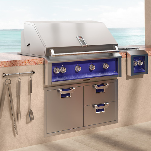 Aspire by Hestan 42" Built-In Gas Grill |Lifetime warranty on welded body, stainless tubular burners and variable sear burners. Aspire by Hestan 42" Built-In Gas Grill |Lifetime warranty on welded body, stainless tubular burners and variable sear burners.