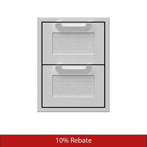 Hestan 16" Outdoor Double Storage Drawer | Promo Ends December 31st.