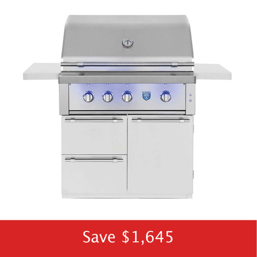American Made Grills 36" Estate Freestanding Gas Grill - Promo Ends July 16th.