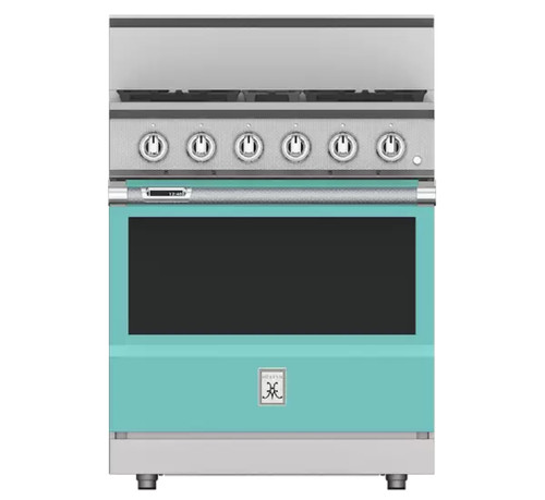 Hestan 30" KRD Series Dual Fuel 4 Burner Range - Bora Bora Hestan 30" KRD Series Dual Fuel 4 Burner Range - Bora Bora