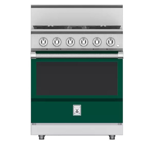 Hestan 30" KRG Series 4 Burner Gas Range - Grove Hestan 30" KRG Series 4 Burner Gas Range - Grove