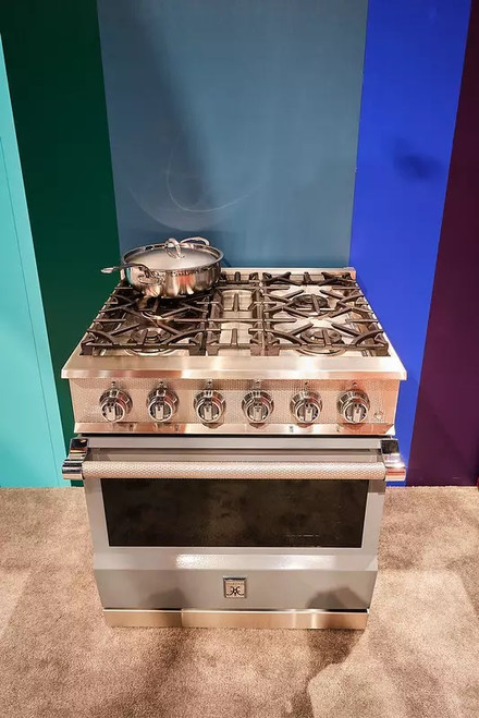 Hestan 30" KRG Series 4 Burner Gas Range - Steeletto View 2 Hestan 30" KRG Series 4 Burner Gas Range - Steeletto View 2