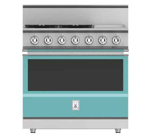 Hestan 36" KRG Series Gas Range - Bora Bora with Griddle Hestan 36" KRG Series Gas Range - Bora Bora with Griddle