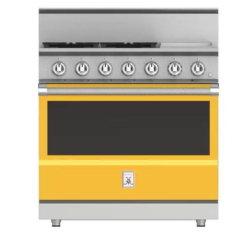 Hestan 36" KRG Series Gas Range - Sol with Griddle Hestan 36" KRG Series Gas Range - Sol with Griddle