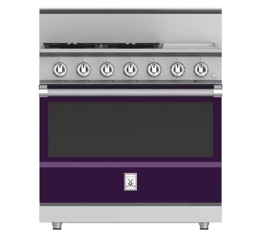 Hestan 36" KRG Series Gas Range - Lush with Griddle Hestan 36" KRG Series Gas Range - Lush with Griddle