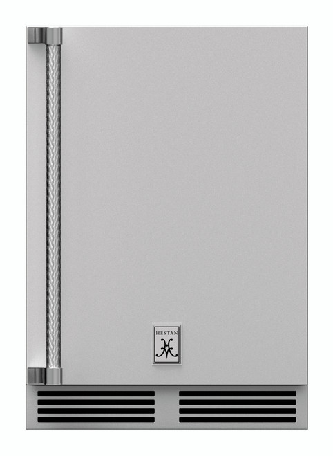 Hestan 24" Solid Door Undercounter Refrigerator - Steeletto