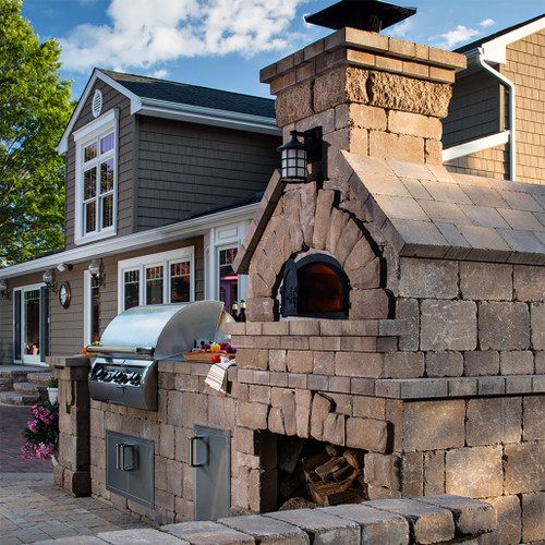 Chicago Brick Oven 750 DIY Wood Fired Pizza Oven | Our FlameRoll™ creates a vacuum for concentrated heat up to 1,000ºF. 