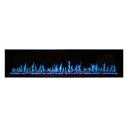 Modern Flames Orion Slim Series 100" Electric Fireplace | Multi-Color Ember Bed