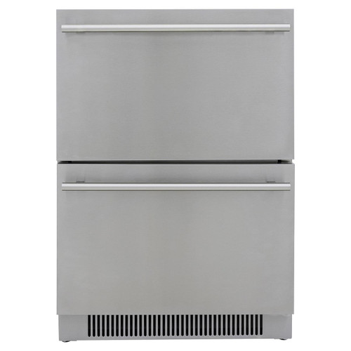 Blaze 23.5" Double Drawer Refrigerator | ETL Approved for outdoor use