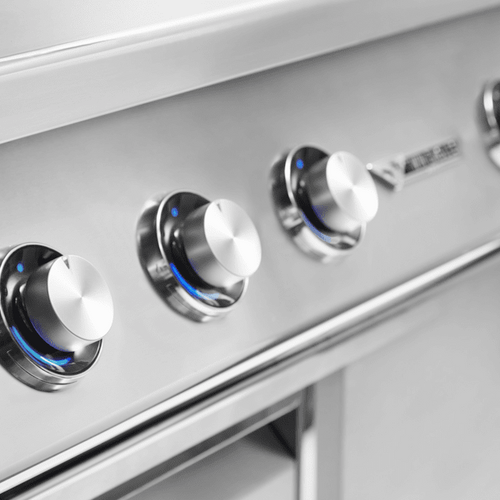 Twin Eagles 36" C Series Gas Grill | Illuminated glass control bezels with high to low Indigo blue indicators  Twin Eagles 36" C Series Gas Grill | Illuminated glass control bezels with high to low Indigo blue indicators