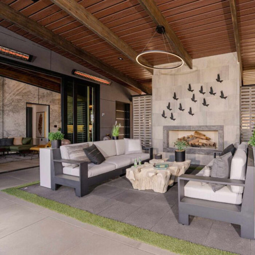 Infratech Motif CD Series 5200 Watt 48" Outdoor Electric Heater - Dual Element | Features like floating mounts with inset mounting brackets combine a sleeker profile with concentrated heat output, for optimal warmth and style. Infratech Motif CD Series 5200 Watt 48" Outdoor Electric Heater - Dual Element | Features like floating mounts with inset mounting brackets combine a sleeker profile with concentrated heat output, for optimal warmth and style.