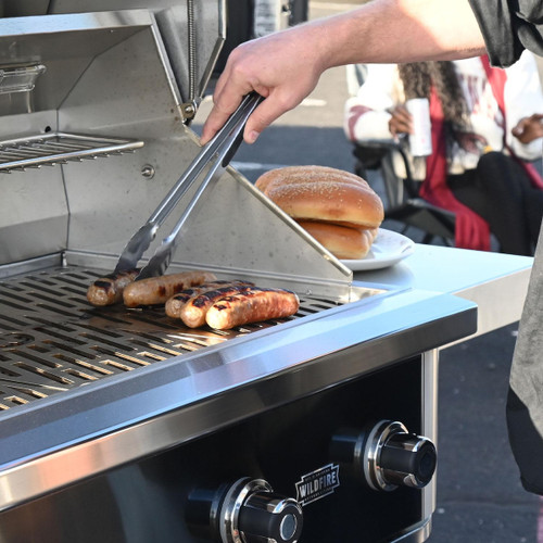 Wildfire Ranch Pro 30-Inch Built-In Black Stainless Steel Gas Grill | Outdoor Grilling