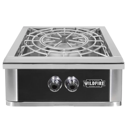 Wildfire Ranch Pro Gas Black Stainless Steel Power Burner | Crafted with 304 Stainless Steel for the ultimate durability and longevity