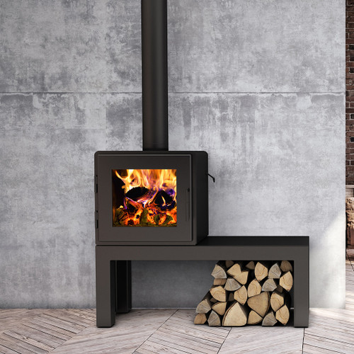 MF Fire Nova Wood Burning Stove with Bench | Embers Living