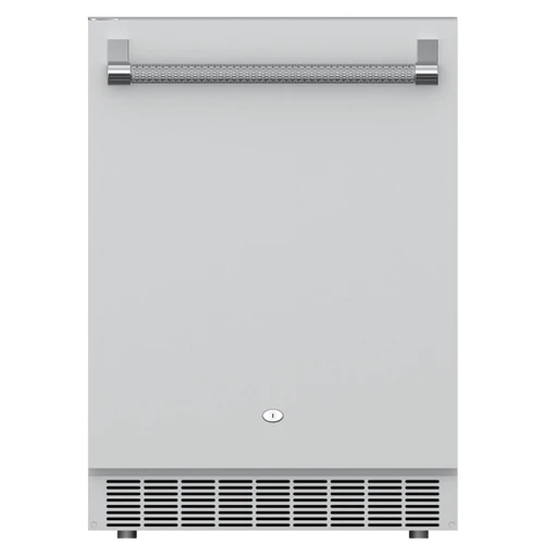 Aspire by Hestan 24" Stainless Steel Outdoor Refrigerator | 304 stainless steel exterior and 1″ R-Tech high-performance insulated walls keep your refreshments safe, sound and cold.