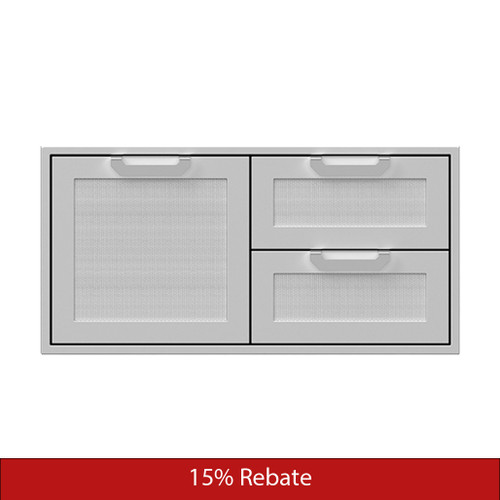 Hestan 42" Outdoor Door/Drawer Combo | Promo Ends September 30th.