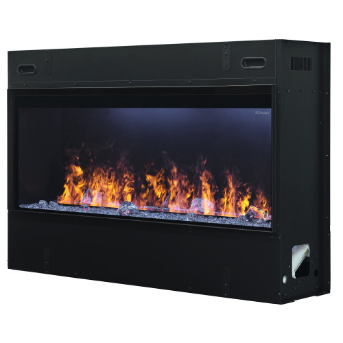 Dimplex Optimyst 46-Inch Linear Electric Fireplace | The Optimyst provides a complete sensory experience with the option to emit a crackling sound at your chosen volume level.