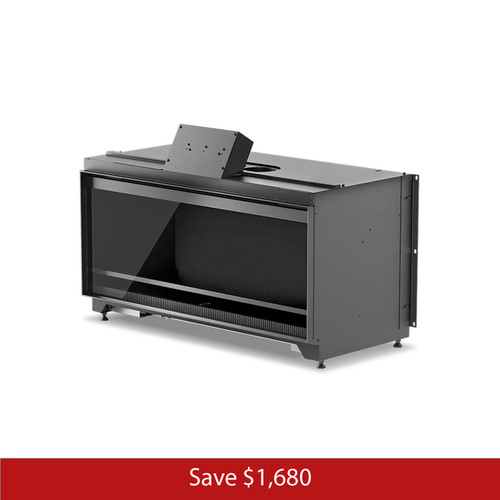 NetZero Fire E-One 190 Bay Electric Fireplace | Embers Living