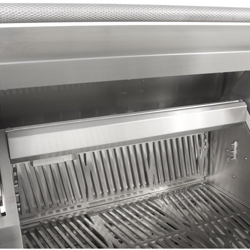 Hestan 36" Gas Grill with Deluxe Cart | Foldable Warming Rack Hestan 36" Gas Grill with Deluxe Cart | Foldable Warming Rack