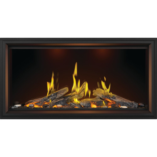 Napoleon 50" Tall Linear Vector Single Sided Direct Vent Gas Fireplace | Battery Back-Up Control System Napoleon 50" Tall Linear Vector Single Sided Direct Vent Gas Fireplace | Battery Back-Up Control System
